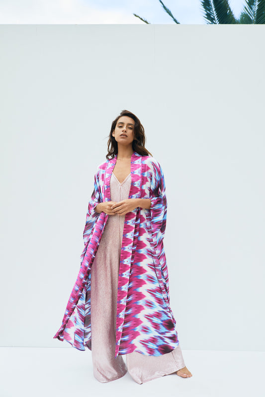 Tash - Silk Ikat Kimono
