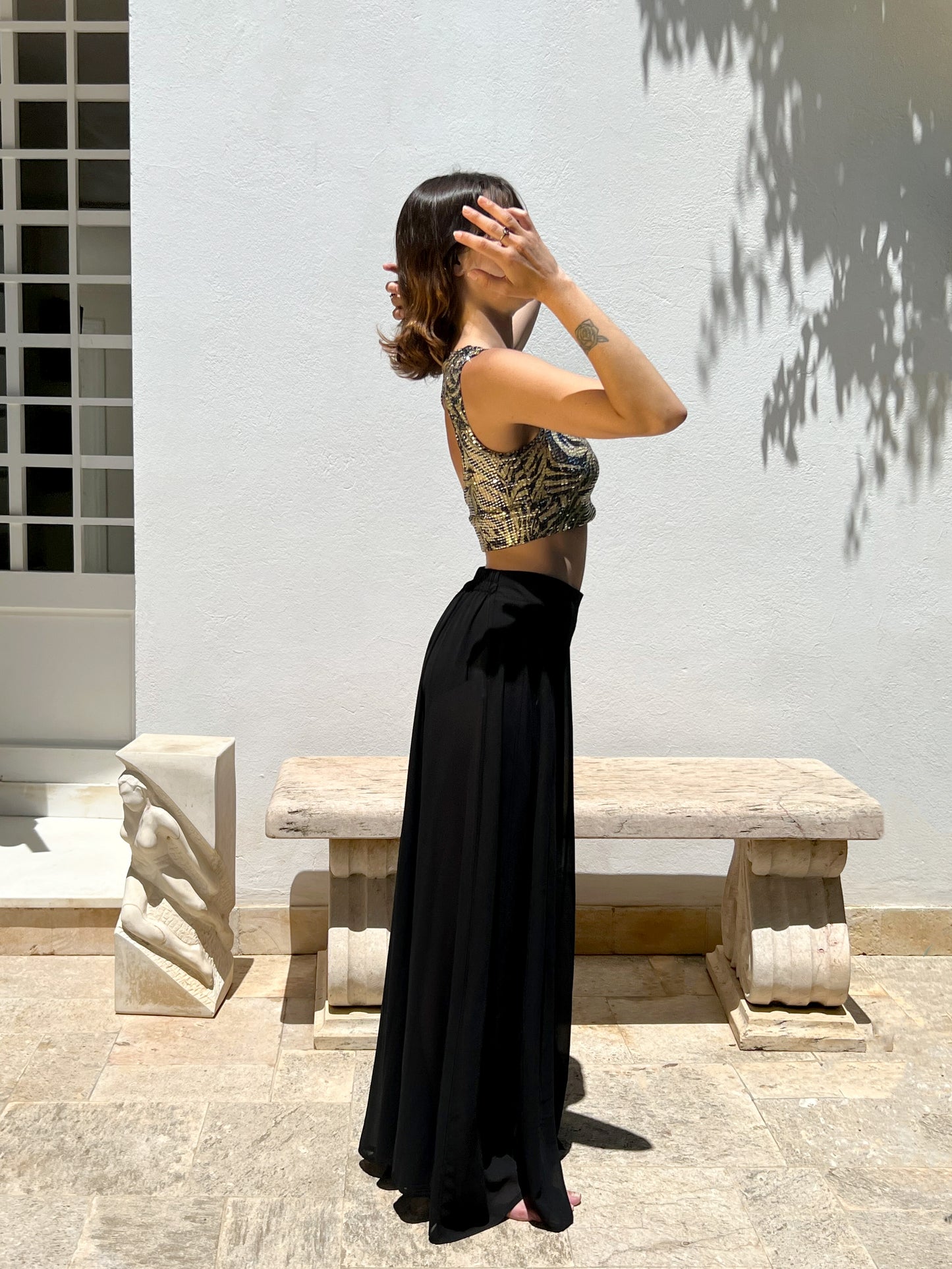 Palazzo - Flowy Wide-Leg Pants