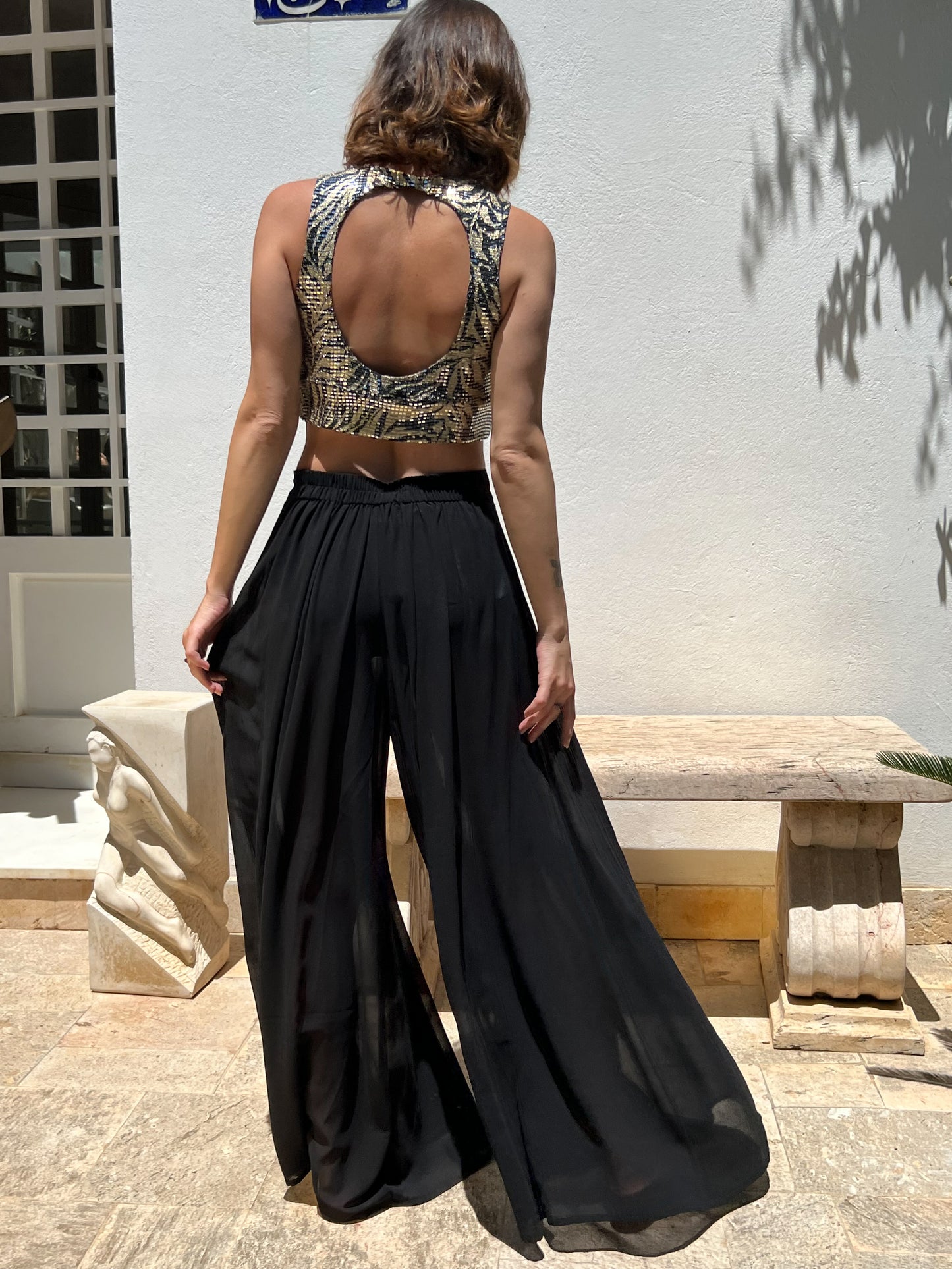 Palazzo - Flowy Wide-Leg Pants